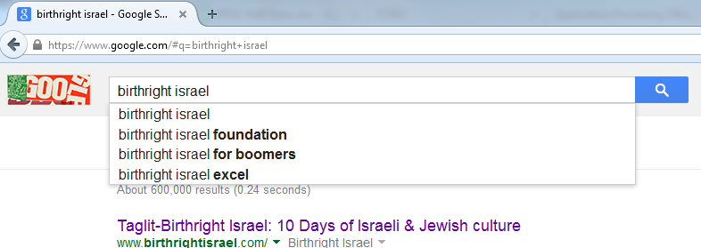 Google Birthright Israel